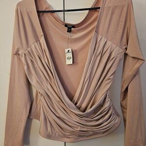 Light pink express top